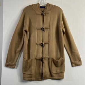 Karen Scott Camel Toggle Women's Cape